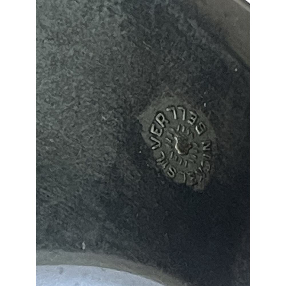 VTG Navajo Style Cuff Bracelet BELL TRADING Nickel Silver Five Band Southwest - Picture 3 of 13